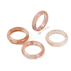 Natural Xinjiang Golden Silk Jade Finger Rings for Women RJEW-G360-01B-4