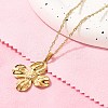 Summer Beach 304 Stainless Steel Pendant Rope Chain Necklaces for Women LS-STAS-Z108-01G-06-1