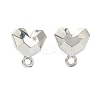 Spray Painted Alloy Stud Earrings Findings FIND-I015-E03-3