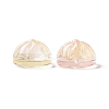 Transparent Spray Painted Glass Beads GLAA-I050-09K-2