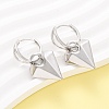 Heart Brass Hoop Earrings EJEW-D322-12P-02-2