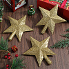 Star Plastic Christmas Tree Topper Ornaments AJEW-WH20004-17C-4