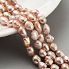 Natural Cultured Freshwater Pearl Beads Strands PEAR-P062-24C-X-1