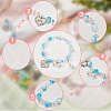 DIY Glass Flower Bracelets Making Kits DIY-SC0027-62-6