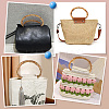 4Pcs 2 Styles D-Shaped Bamboo Bag Handles FIND-BBC0004-38-4