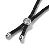 Twisted Nylon Cord Silder Bracelets DIY-B066-03P-18-3