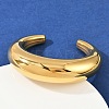 304 Stainless Steel Cuff Bangle for Women BJEW-K281-01G-2