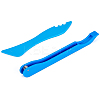 2Pcs ABS Plastic & Carbon Steel Foil Hand Foiler Tools AJEW-DC0003-36-1