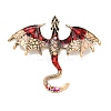 Alloy Rhinestone Big Pendants X-FIND-I060-01AG-01-1