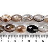 Natural Eye Agate Beads Strands G-NH0019-D03-02-5