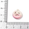 Spray Painted Alloy Pendants PALLOY-S038-06A-3