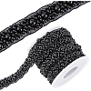 3.05M Imitation Polyeste with ABS Plastic Beaded Trimming OCOR-BC0001-87-1