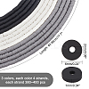 12Strand 3 Color Flat Round Handmade Polymer Clay Beads CLAY-PH0001-70-6