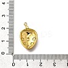 304 Stainless Steel Enamel Pendants STAS-Q347-07B-G-2