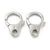 Non-Tarnish 304 Stainless Steel Lobster Claw Clasps STAS-O002-02P-1