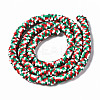 Handmade Polymer Clay Beads Strands CLAY-N008-010-H24-3
