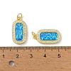 Brass Micro Pave Cubic Zirconia Pendants KK-A197-11G-3