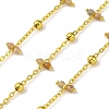 Handmade Faceted Natural Sunstone Beaded Chains CHC-L050-02G-05-1