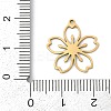 5Pcs 201 Stainless Steel Pendants STAS-K299-03B-G-3