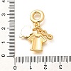 Brass Enamel Sport European Dangle Charms KK-U048-03G-01-3