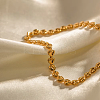Minimalist 304 Stainless Steel Heart Link Bracelets QJ7944-3