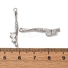Brass Micro Pave Cubic Zirconia Pendants KK-Z112-03P-3