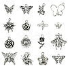 15 Styles Tibetan Style Alloy Pendants TIBE-FS0002-73-3