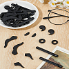 22 Pairs 6 Styels Plastic Eyeglasses Ear Grip FIND-LP0001-73-3
