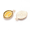 Fruit Alloy Enamel Pendants ENAM-T022-32H-2