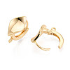 Brass Hoop Earring Findings KK-N263-130G-2