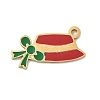 304 Stainless Steel Enamel Christmas Theme Charms STAS-Z164-01G-02-1