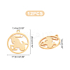 201 Stainless Steel Pendant STAS-UN0022-88G-5