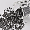 11/0 Grade A Baking Paint Glass Seed Beads X-SEED-N001-A-1042-1