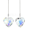 Glass Ceiling Fan Pull Chain Extenders HJEW-WH20021-03P-04-6