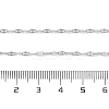 Non-Tarnish 304 Stainless Steel Dapped Chain Necklace for Men Women NJEW-E076-02P-2