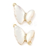 Brass Micro Pave Cubic Zirconia Pendants KK-U043-33P-01-1