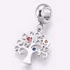 304 Stainless Steel European Dangle Charms X-STAS-O097-07P-1