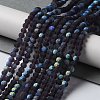 Transparent Glass Beads Strands X1-EGLA-A034-T4mm-MB15-2