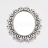 Tibetan Style Cabochon Settings  for Cabochon & Rhinestone LS-TIBEP-554-AS-LF-1