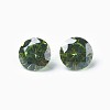 Cubic Zirconia Pointed Back Cabochons ZIRC-WH0001-B09-1