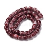 Handmade Lampwork Chevron Beads Strands LAMP-K041-01B-02-3