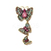 Creative Long Alloy Triple Butterfly Brooch PW-WG59366-02-1