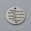 201 Stainless Steel Pendants FIND-WH0421-50P-1