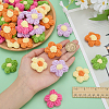50Pcs 5 Colors Handmade Cotton Knitting Ornament Accessories DIY-ME0001-44B-3