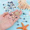 60Pcs 3 Colors Large Hole Pearl Beads PEAR-HY0001-17-3