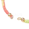5 Colors Braided Nylon Cord Sets for DIY Bracelet Making AJEW-JB01238-3