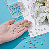 100Pcs Brass Rhinestone Beads KK-UN0005-13S-4