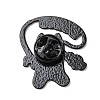 Fishing White Cat Enamel Pins JEWB-L024-01EB-03-2