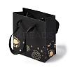 Sun Moon Star Printed Paper Gift Bags with Cotton Handles LS-CARB-F013-02-1