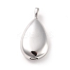 Non-Tarnish 304 Stainless Steel Urn Pendants STAS-D179-19P-2